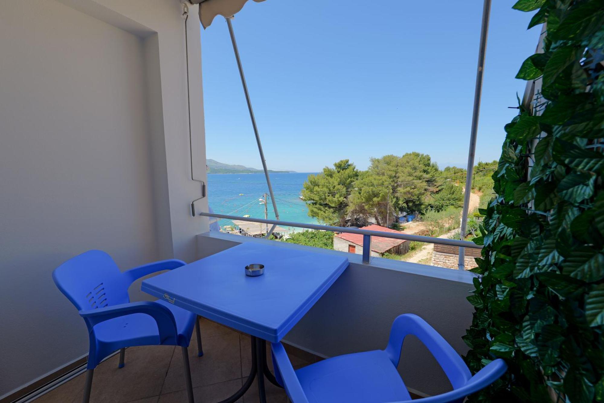 Livia'S Guesthouse Ksamil Bagian luar foto